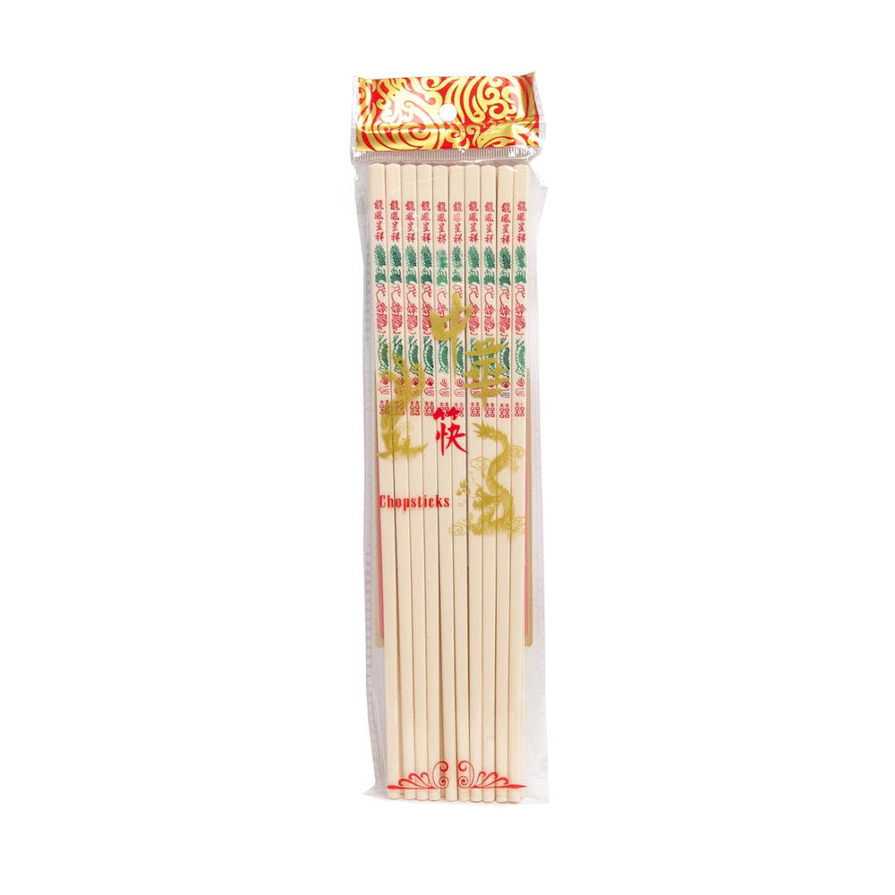 Melamine White Chopsticks Set, 10 Pairs