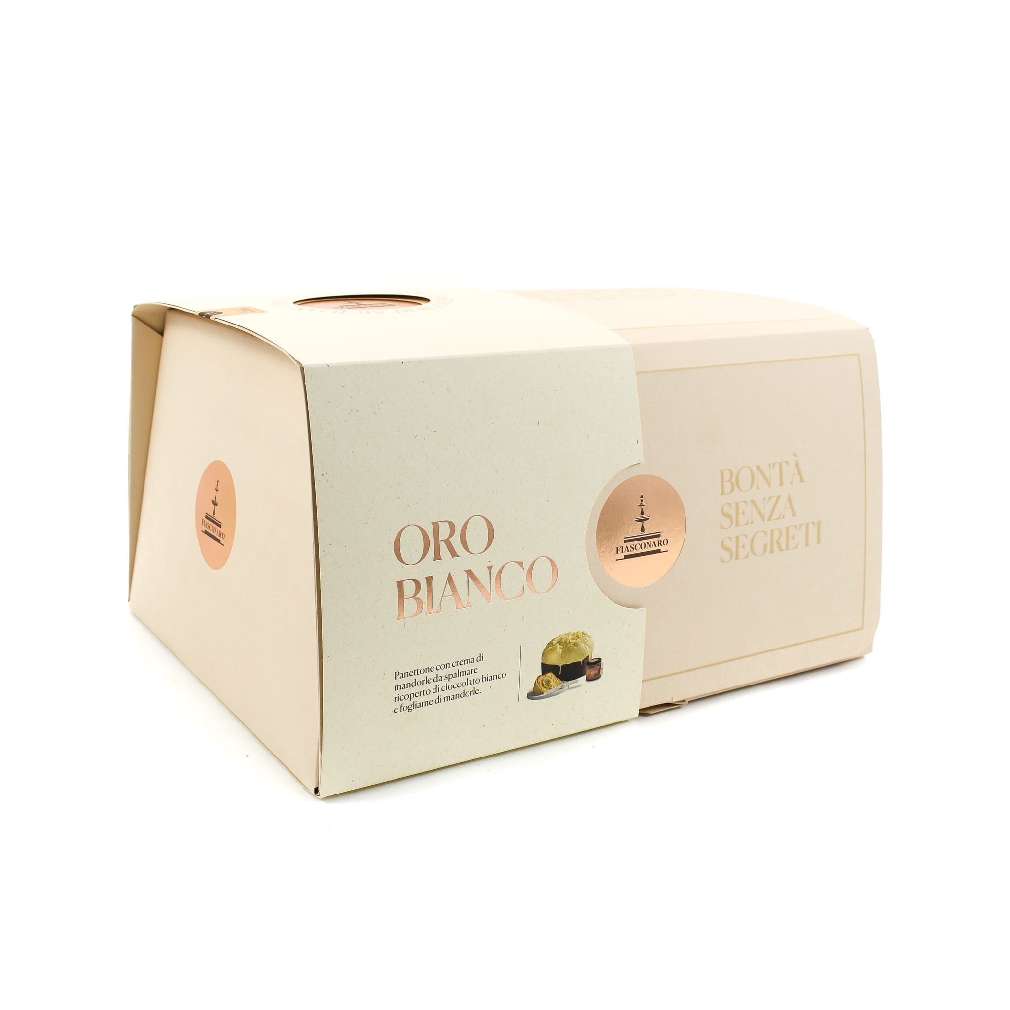 Fiasconaro White Chocolate Panettone with Almond Cream 1kg