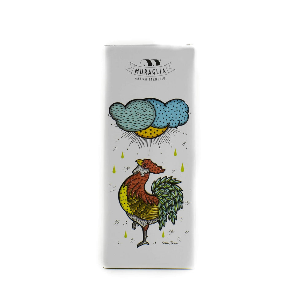 Intense Fruity Extra Virgin Olive Oil in Rooster Terracotta Bottle 500ml