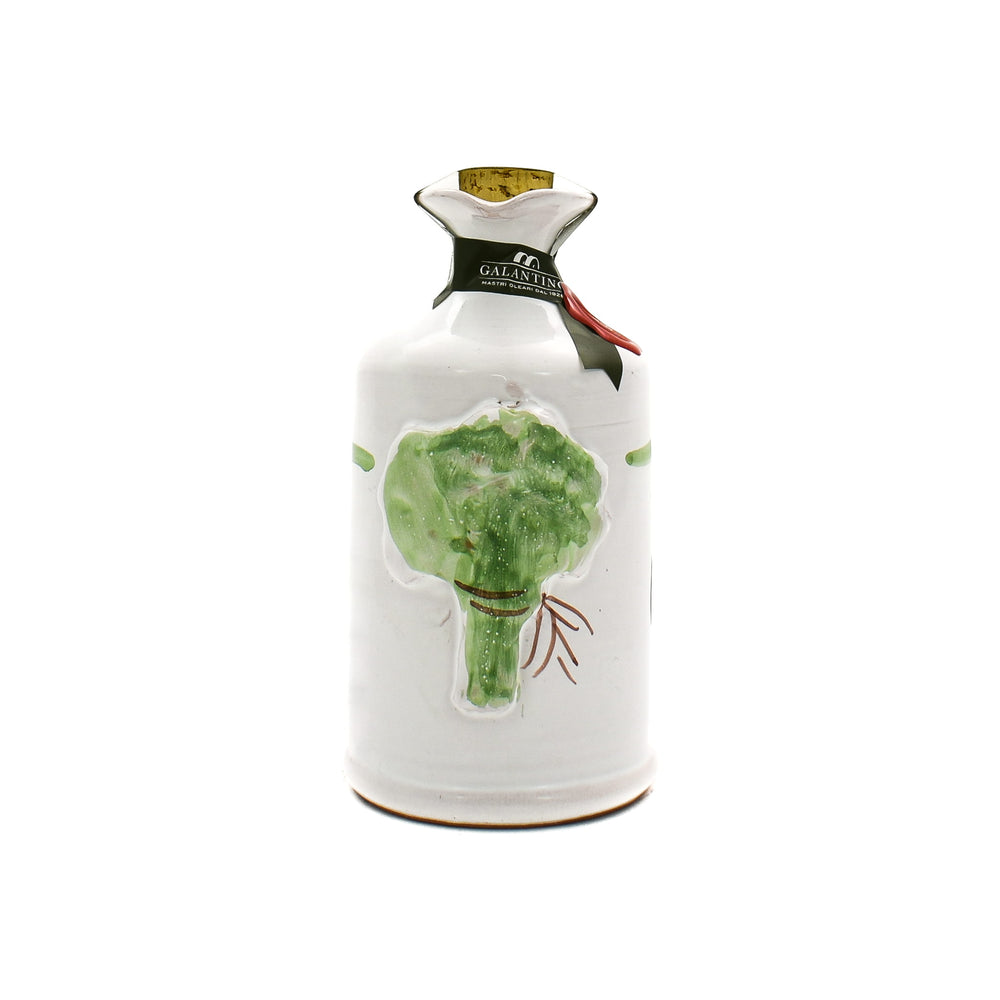 Puglian Olive Oil with Basil in Terracotta Bottle 250ml