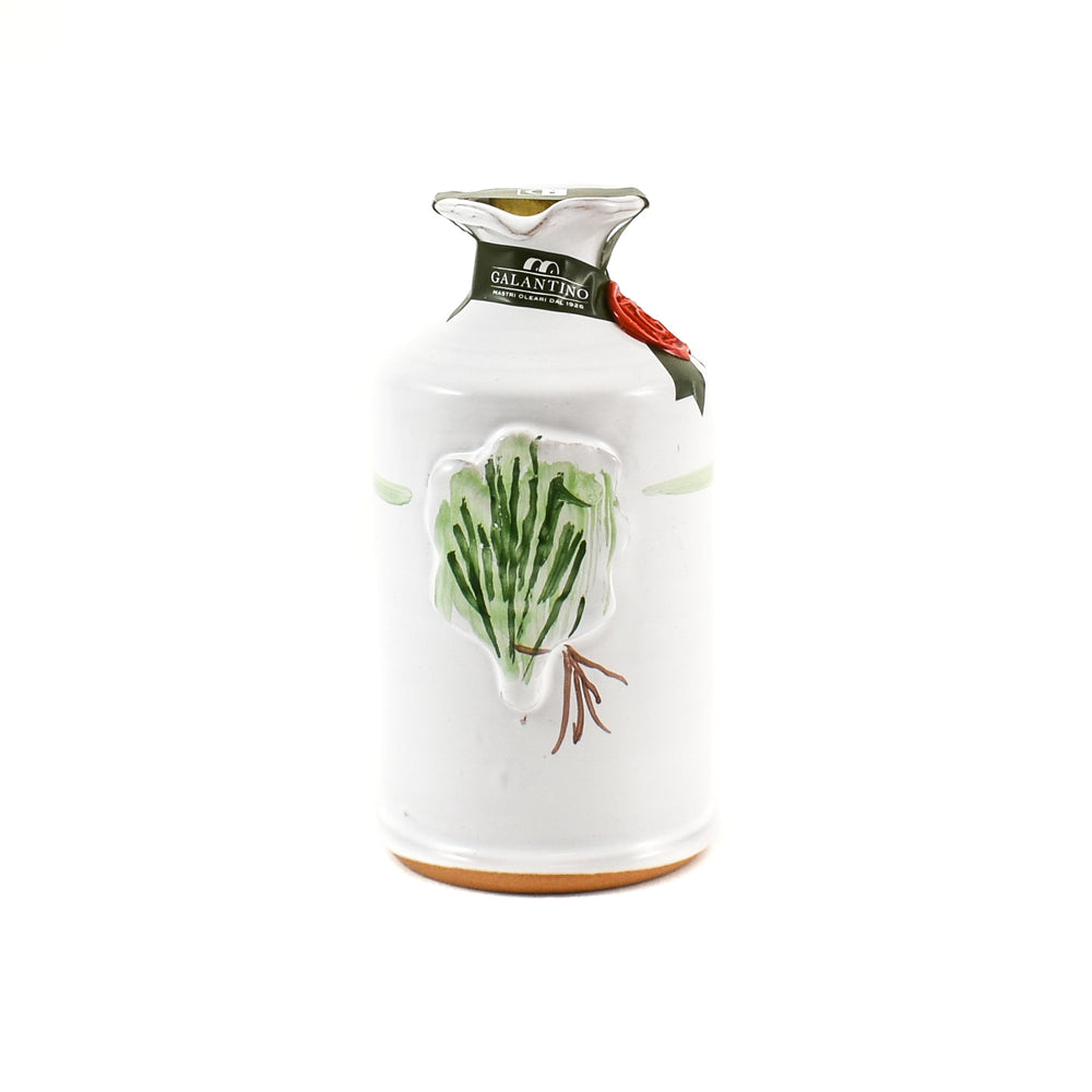 Puglian Olive Oil with Rosemary in Terracotta Bottle 250ml