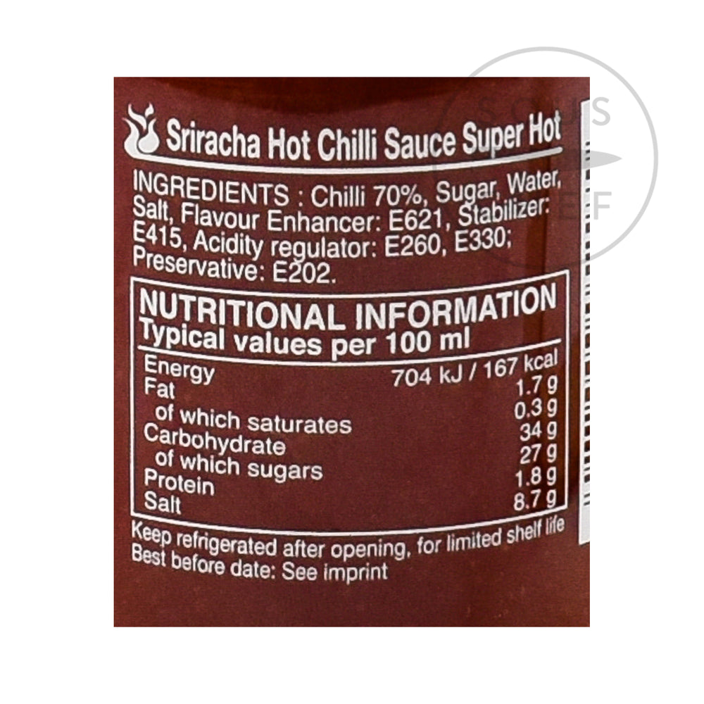 Flying Goose Sriracha Super Hot Chilli Sauce