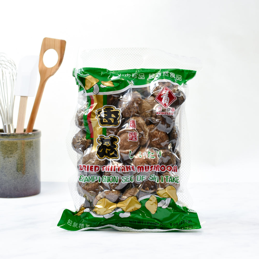 Dried Shiitake Mushroom 227g lifestyle photograph