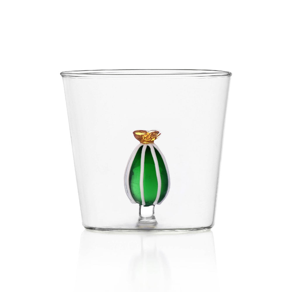 Ichendorf Milano Green Cactus with Flower Tumbler 35cl