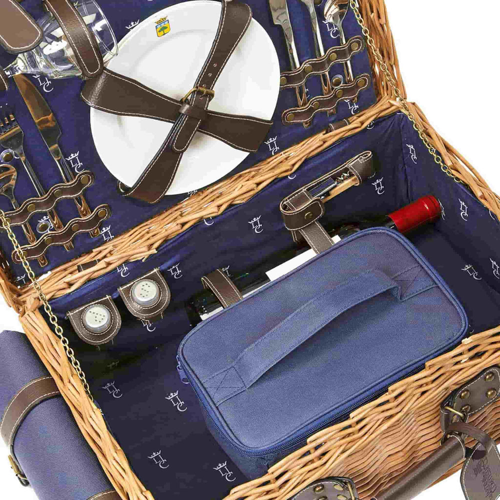 Champs-Elysees Navy Picnic Hamper