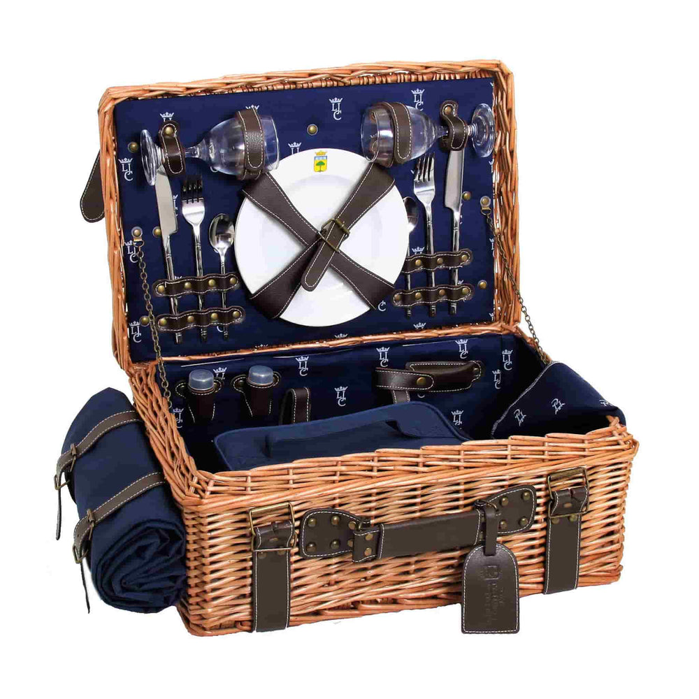 Champs-Elysees Navy Picnic Hamper