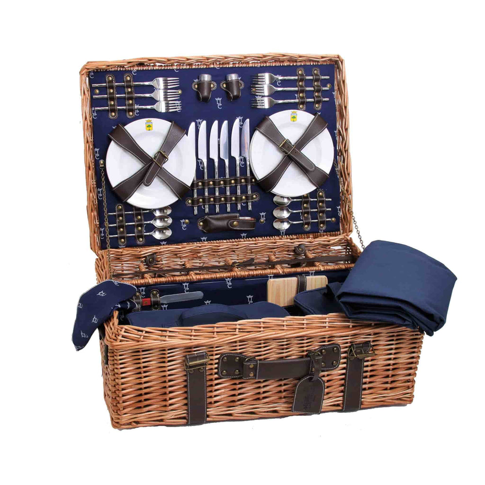 Champs-Elysees Navy Picnic Hamper