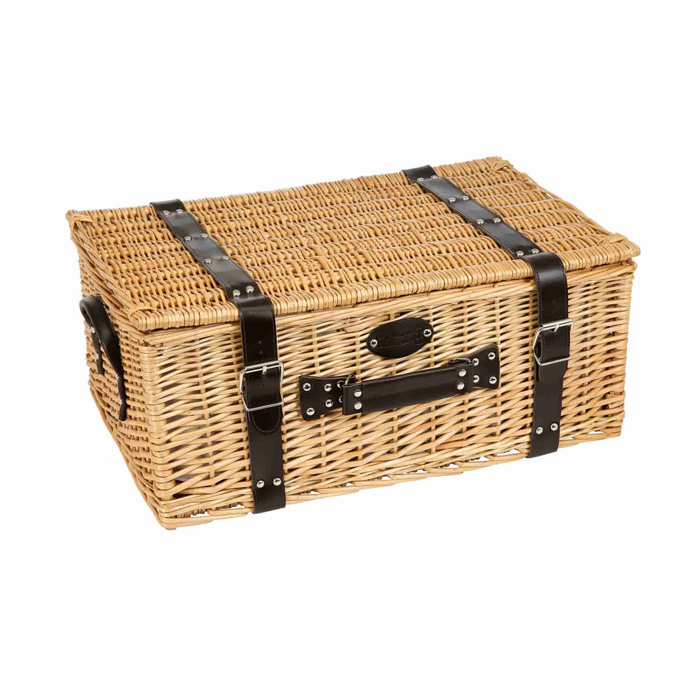 Louvre Natural Picnic Basket, 6 Person