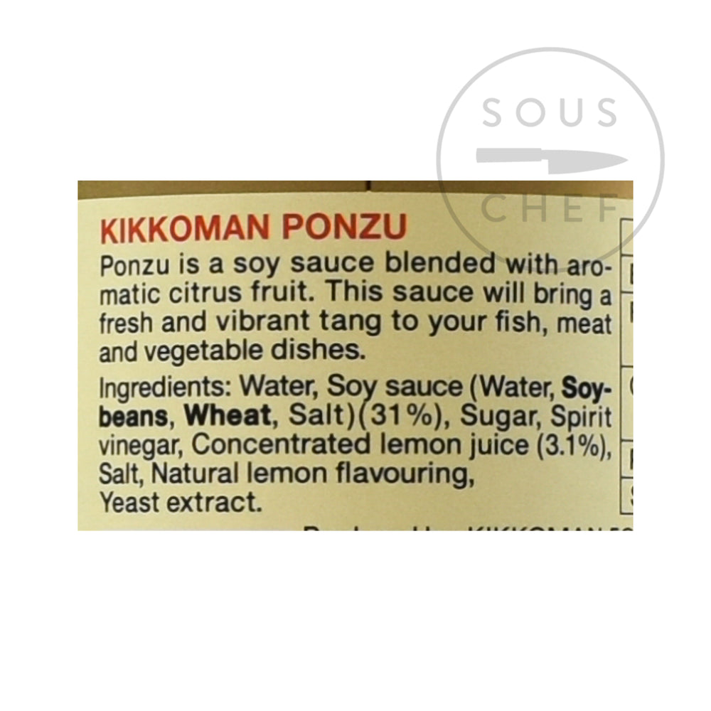 Kikkoman Ponzu Sauce 1l ingredients