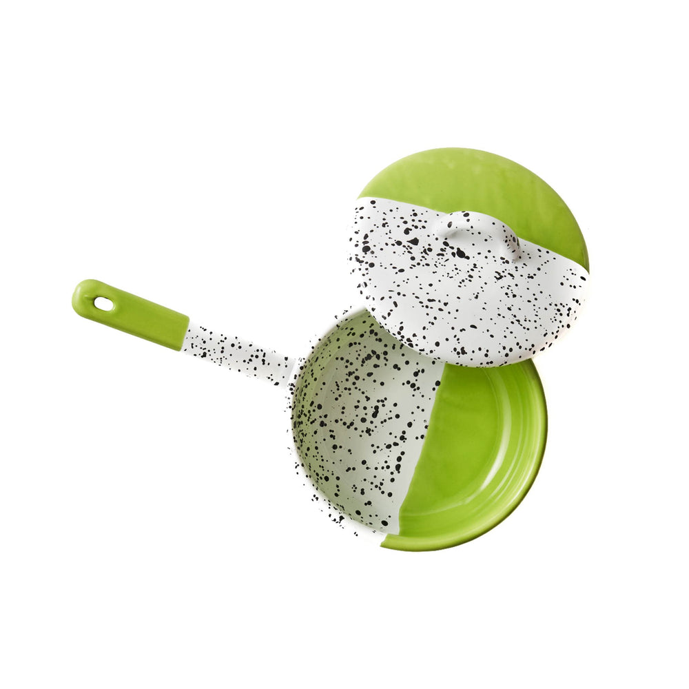 Colourpop Enamel Saute Pan with Lid Chartreuse, 16cm dia