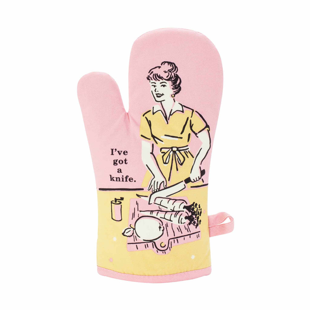 I've Got a Knive Double Sided Oven Mitt