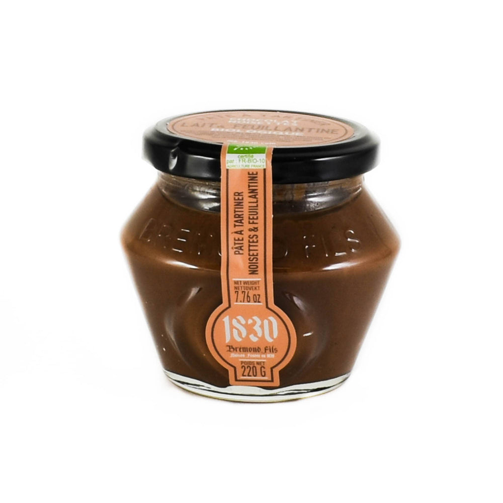 Maison Bremond Organic Hazelnut Milk Feuillantine Spread 220g