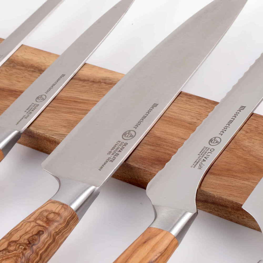 Messermeister Acacia Wood Magnetic Knife Rail, 45cm