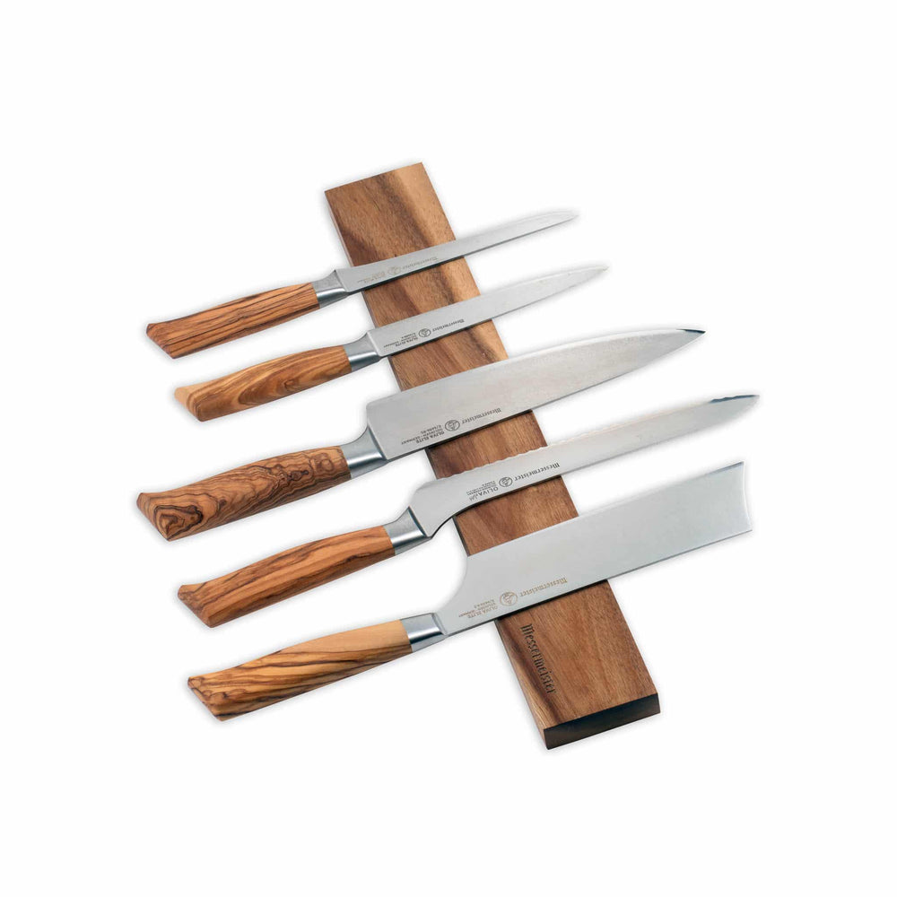 Messermeister Acacia Wood Magnetic Knife Rail, 45cm