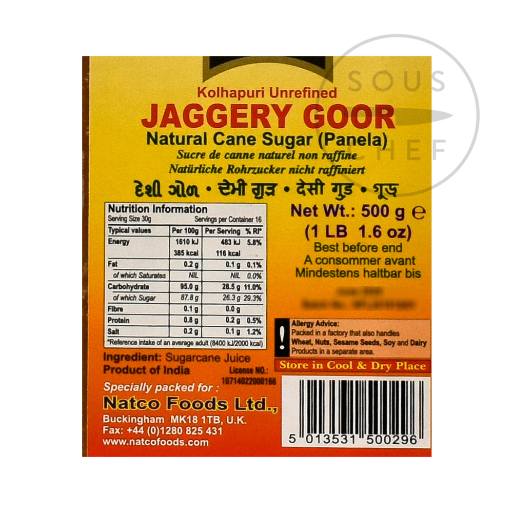 Natco Unrefined Jaggery 500g