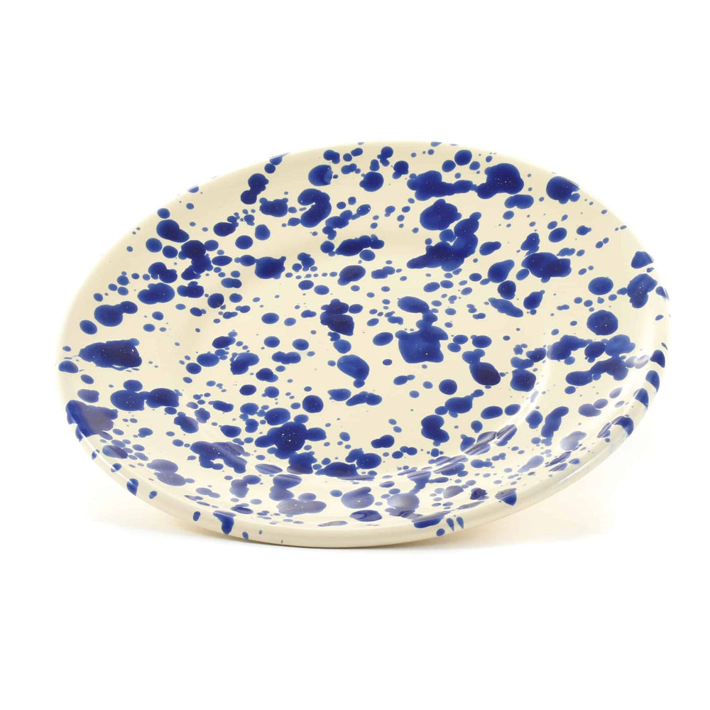 Puglia Blue Splatter Side Plate 19cm