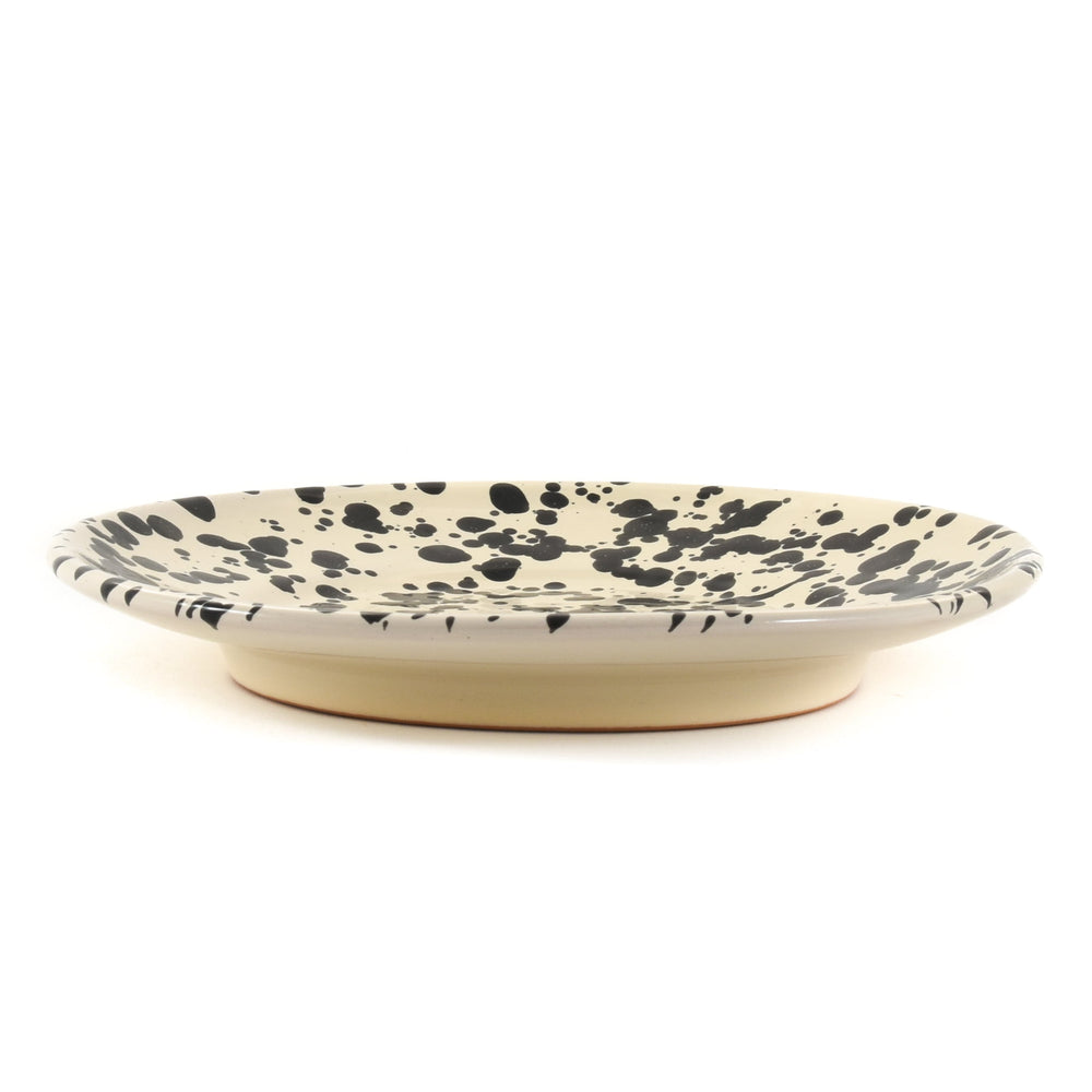 Puglia Black Splatter Side Plate 19cm