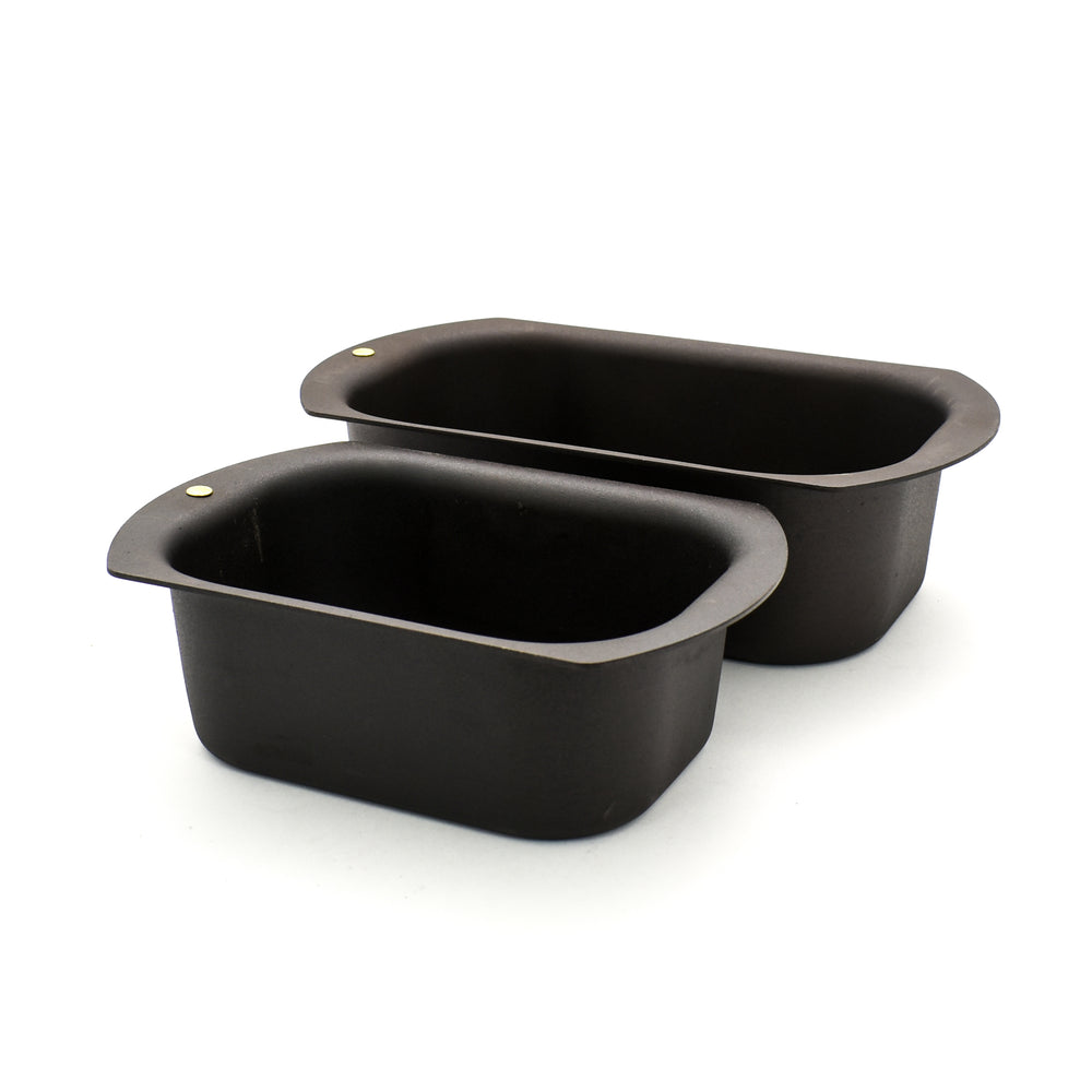 Netherton Foundry Spun Iron Loaf Tins Set of 2