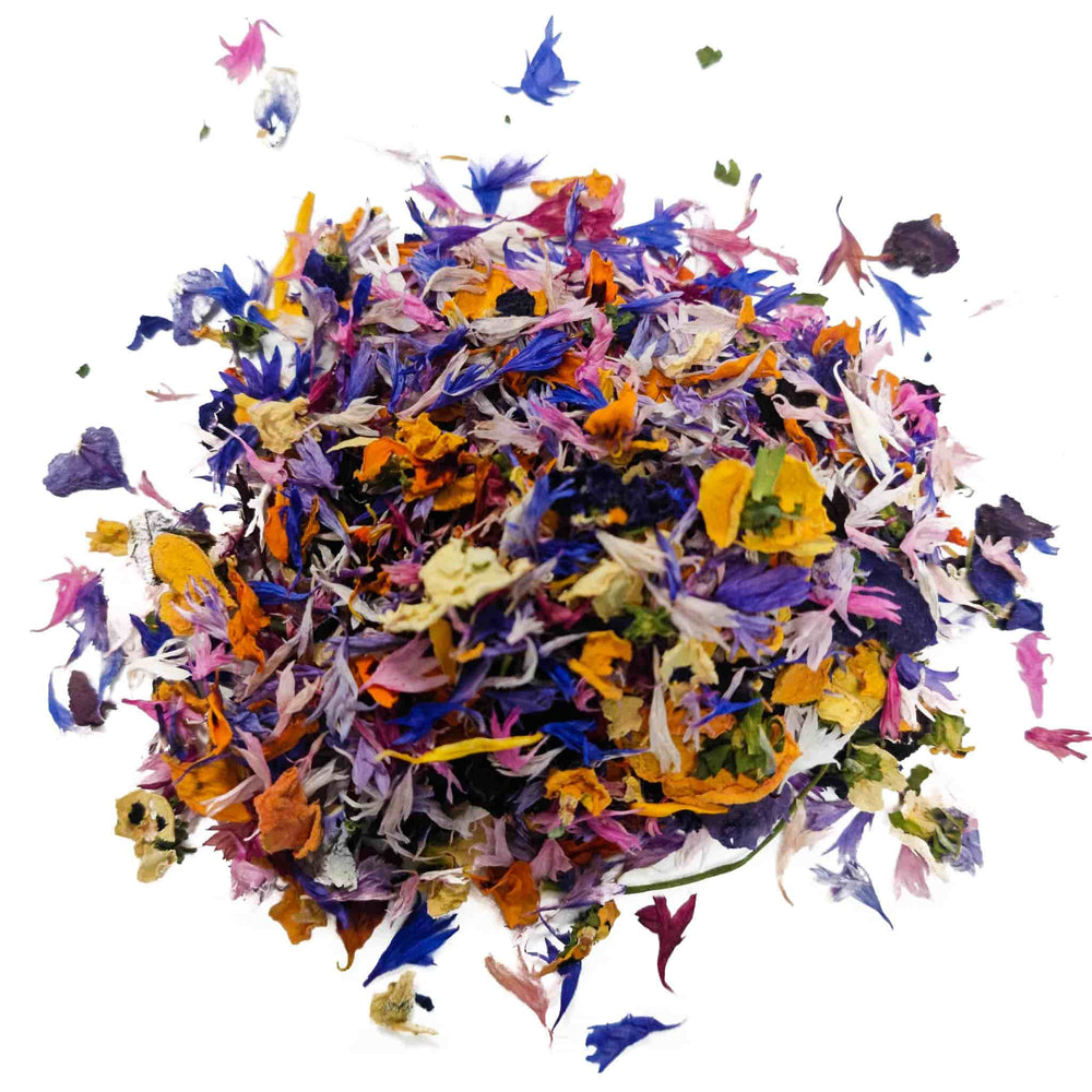 Edible Dried Mixed Flower Petals, 3g