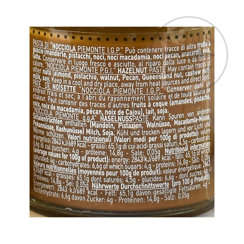 Pure Piemonte Hazelnut Paste 180g