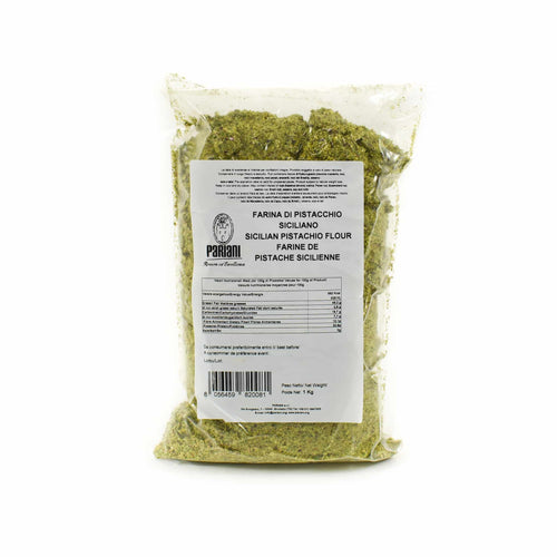 Pariani Sicilian Pistachio Flour 1kg packaging