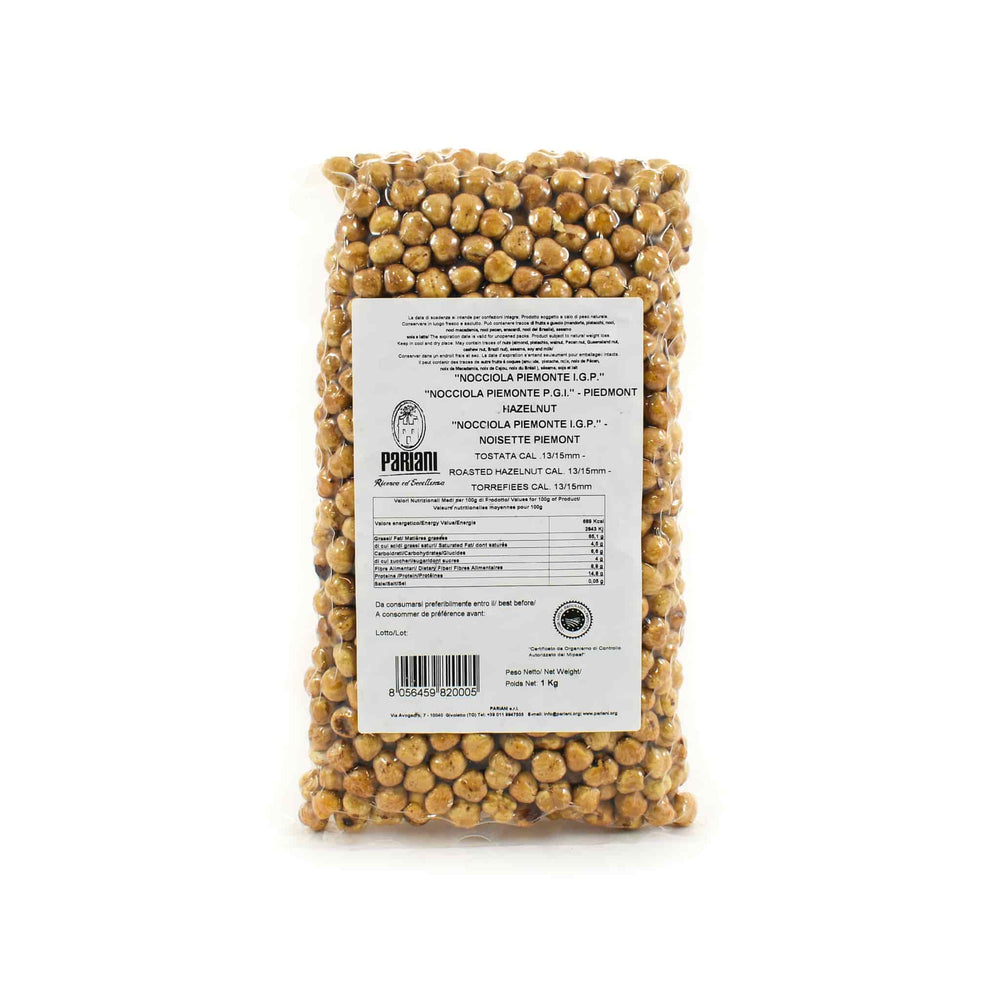 Pariani "Nocciola Piemonte PGI" Hazelnut Roasted 1kg packaging