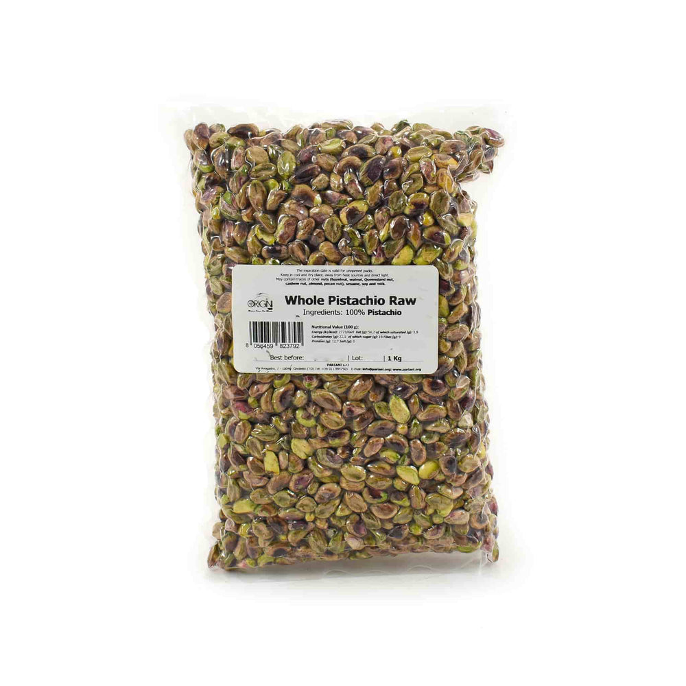 Pariani Whole Pistachio Raw 1kg packaging