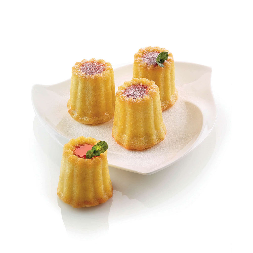 Silikomart Silicone Canele Mould, 8 Caneles