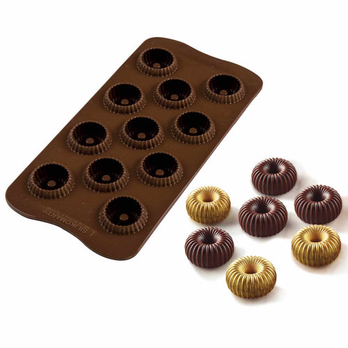 Silikomart Silicone Crown Chocolate Mould, 9ml