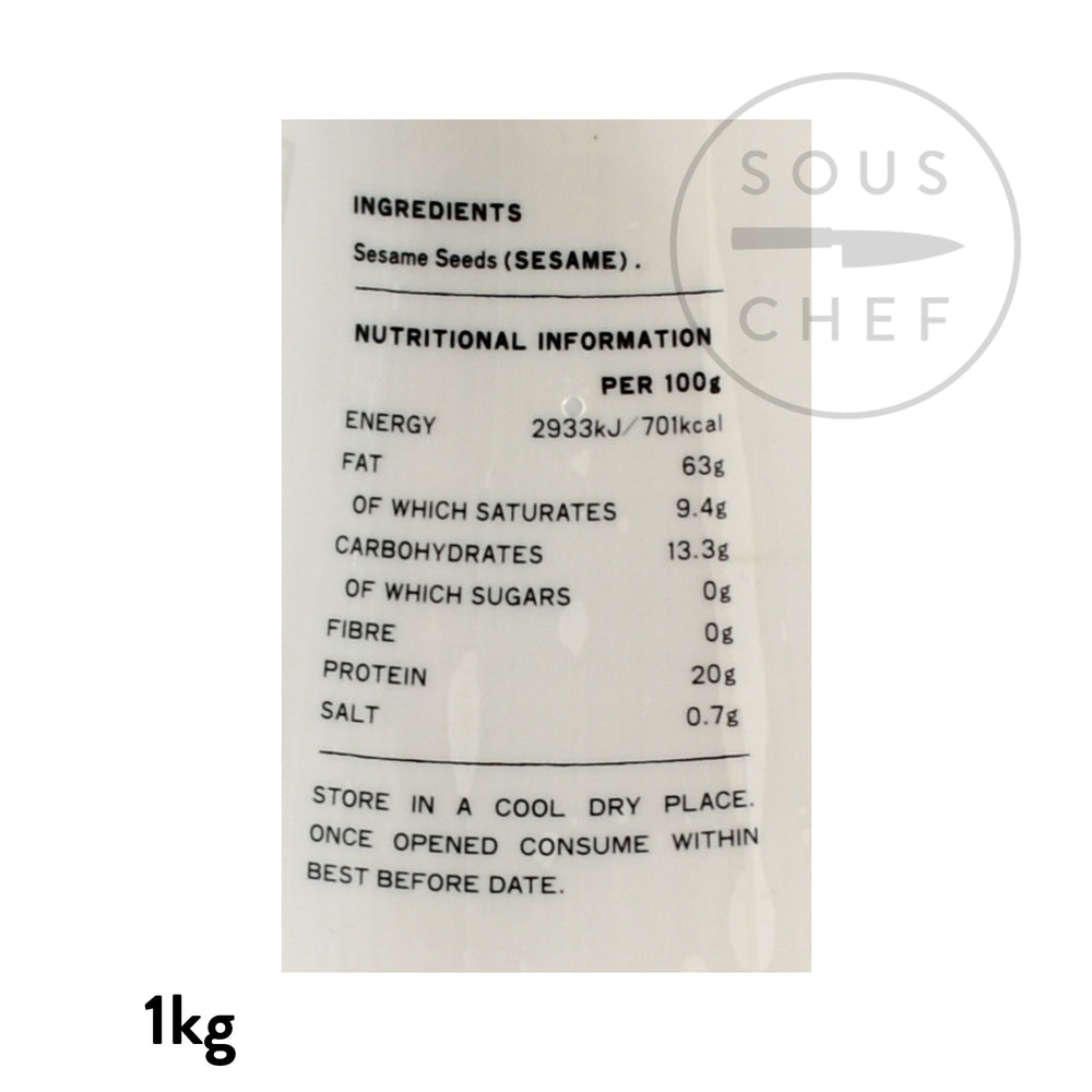 Belazu Nablus Tahini 1kg nutritional information ingriedients