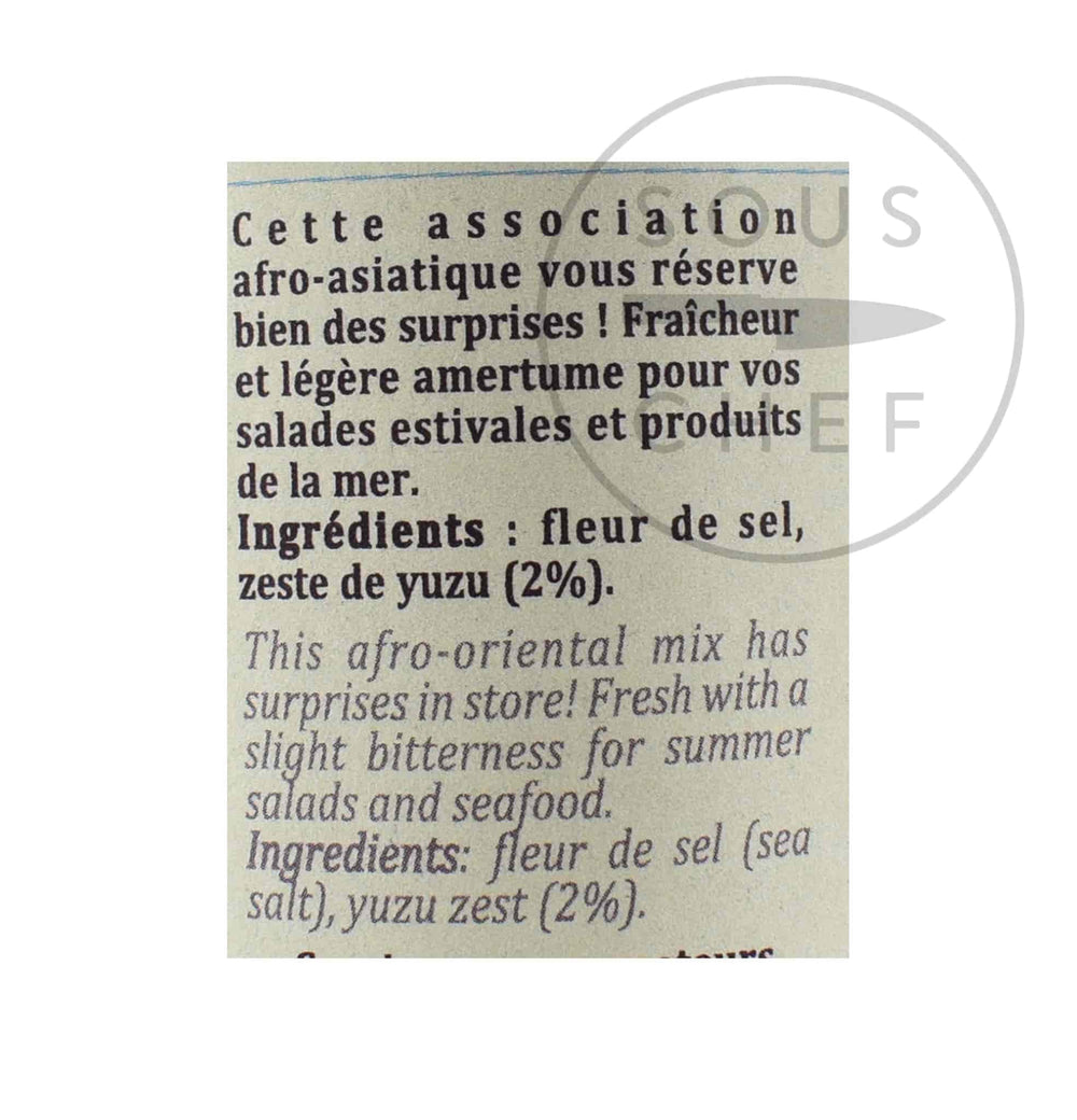 Terre Exotique Fleur De Sel With Yuzu Zest 90g