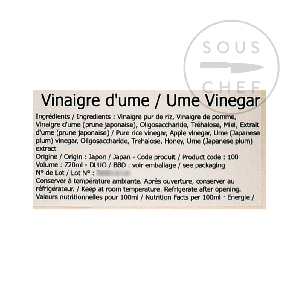 Ume Drinking Vinegar, 720ml