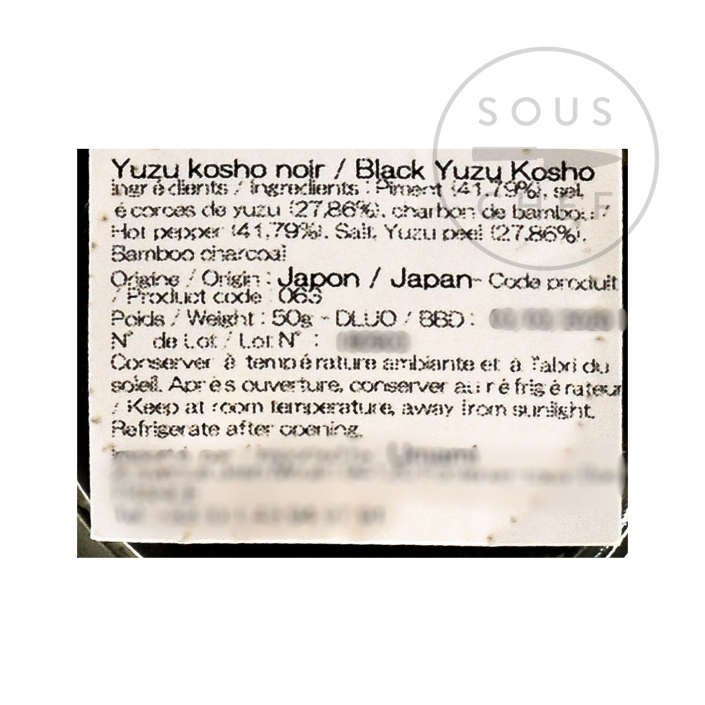 Black Yuzu Kosho, 50g