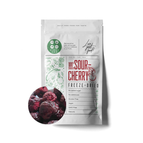 ZingyZoo Freeze Dried Whole Sour Cherry 90g