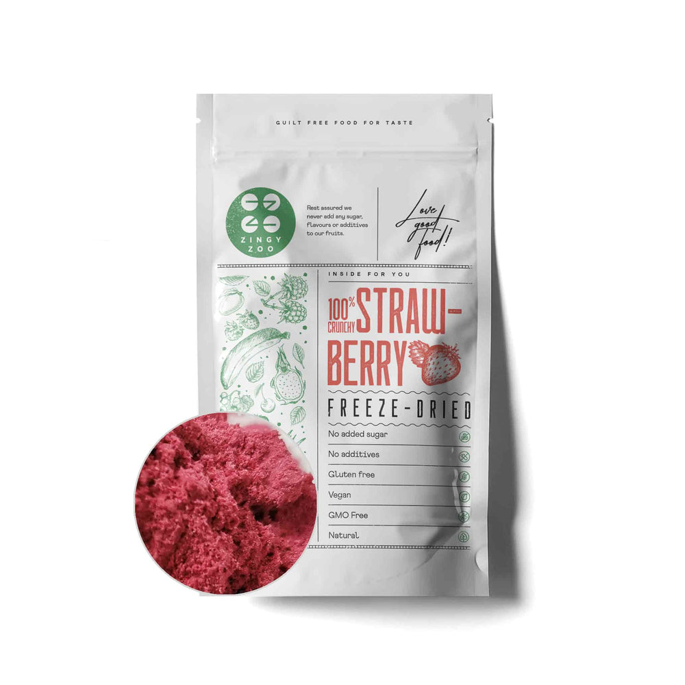 ZingyZoo Freeze Dried Strawberry Powder 100g