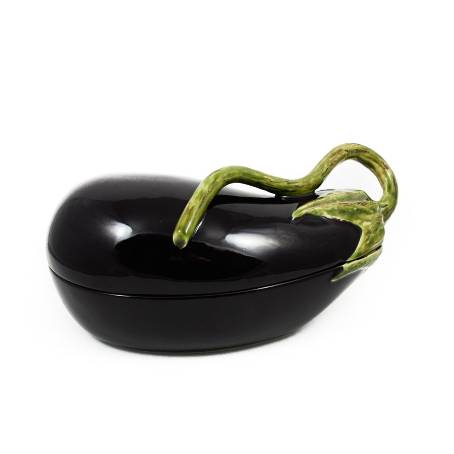 Bordallo Pinheiro Aubergine Dish 28cm Tableware