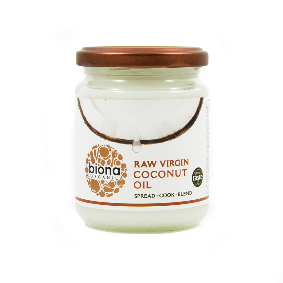 Biona Organic Virgin Coconut Oil 200ml Ingredients Oils & Vinegars