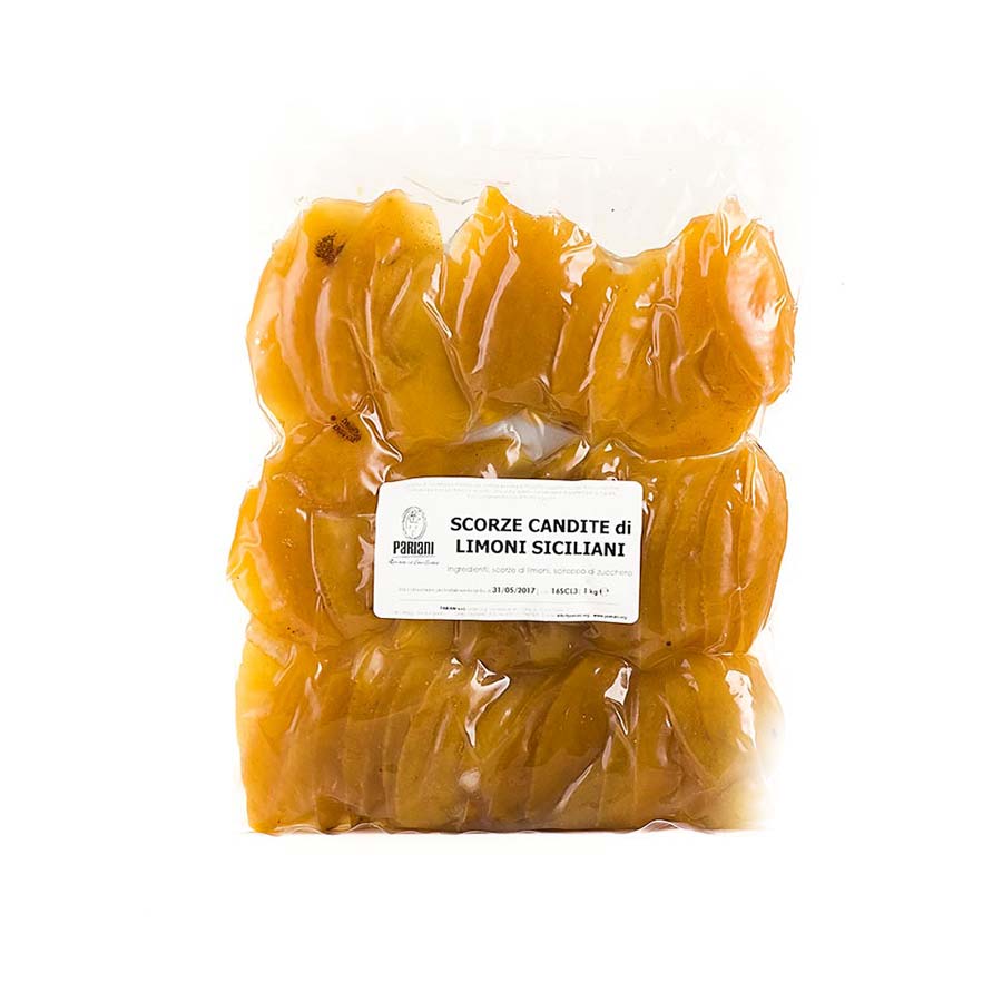 Pariani Sicilian Candied Lemon Peel 1kg Ingredients Baking Ingredients Dried & Preserved Fruit Italian Food