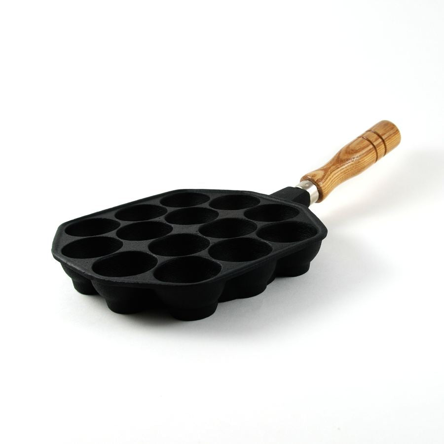 Japan Bento Cast Iron Takoyaki Pan 18cm dia Cookware Pots & Pans Japanese Food