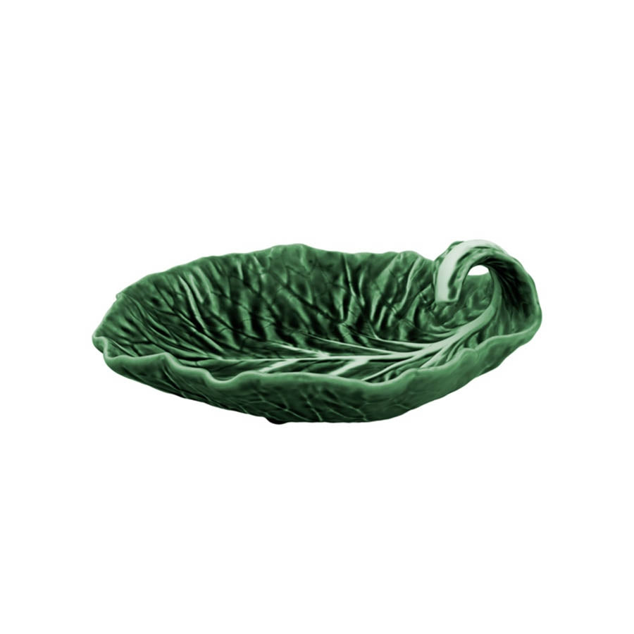 Bordallo Pinheiro Curved Cabbage Leaf Dish 25cm Tableware