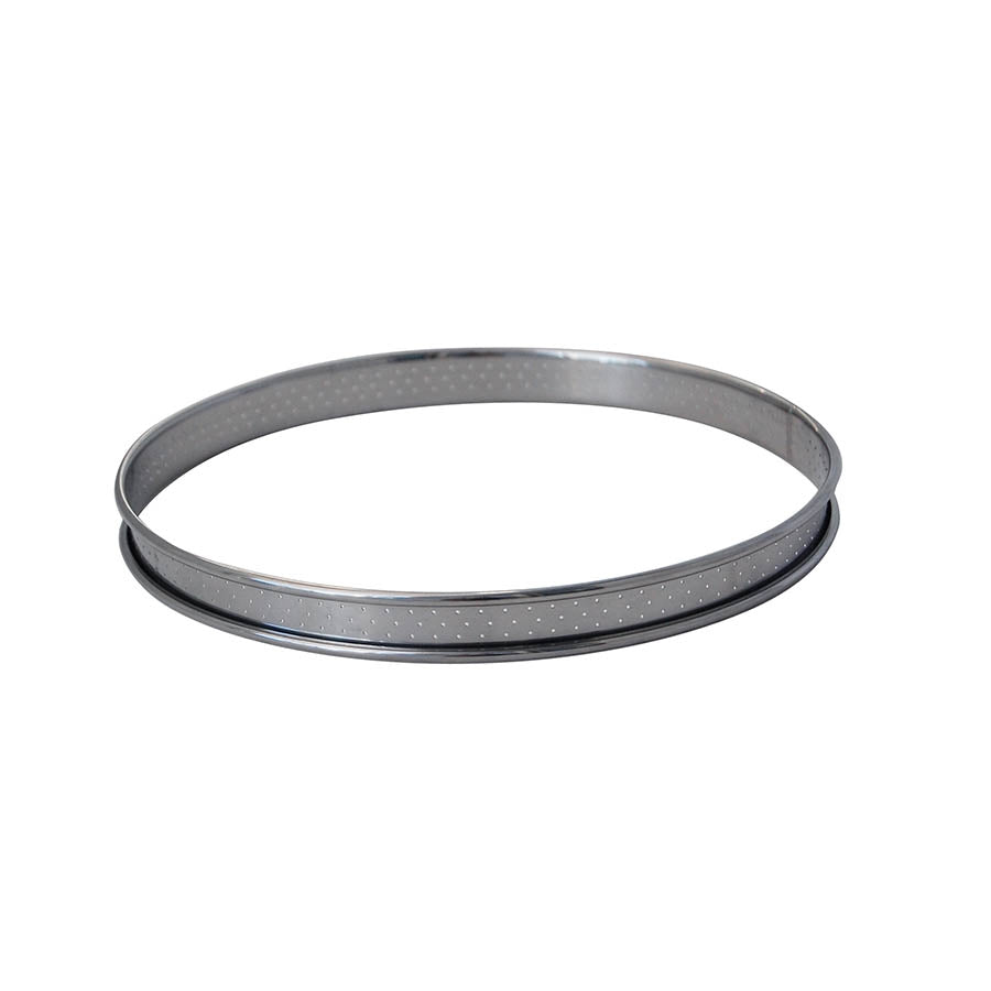 De Buyer Perforated Stainless Steel Tart Ring