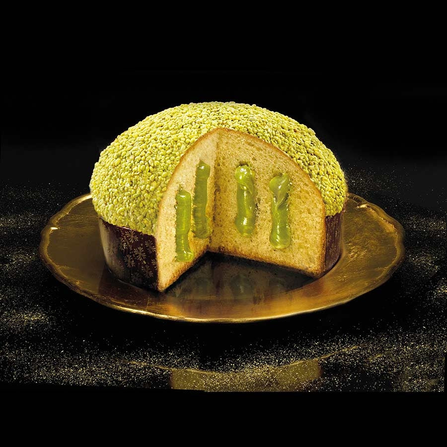 Flamigni Luxury Pistachio Panettone 950g Ingredients Chocolate Bars & Confectionery Italian Food Panettone & Pandoro