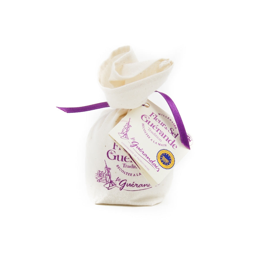 Nicolas Alziari Fleur de Sel de Guerande in Cloth Bag 125g Ingredients Seasonings French Food