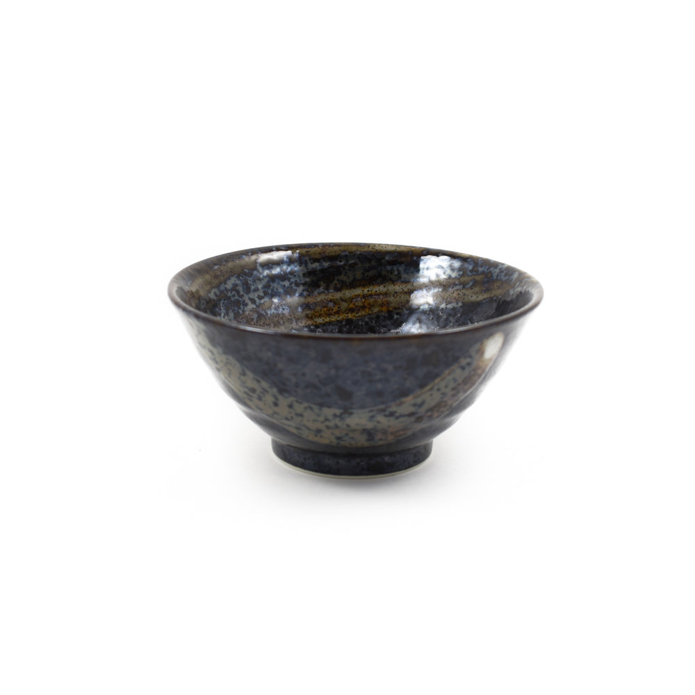 Kiji Stoneware & Ceramics Karasuba-Iro Medium Rice Bowl Tableware Japanese Tableware Japanese Food