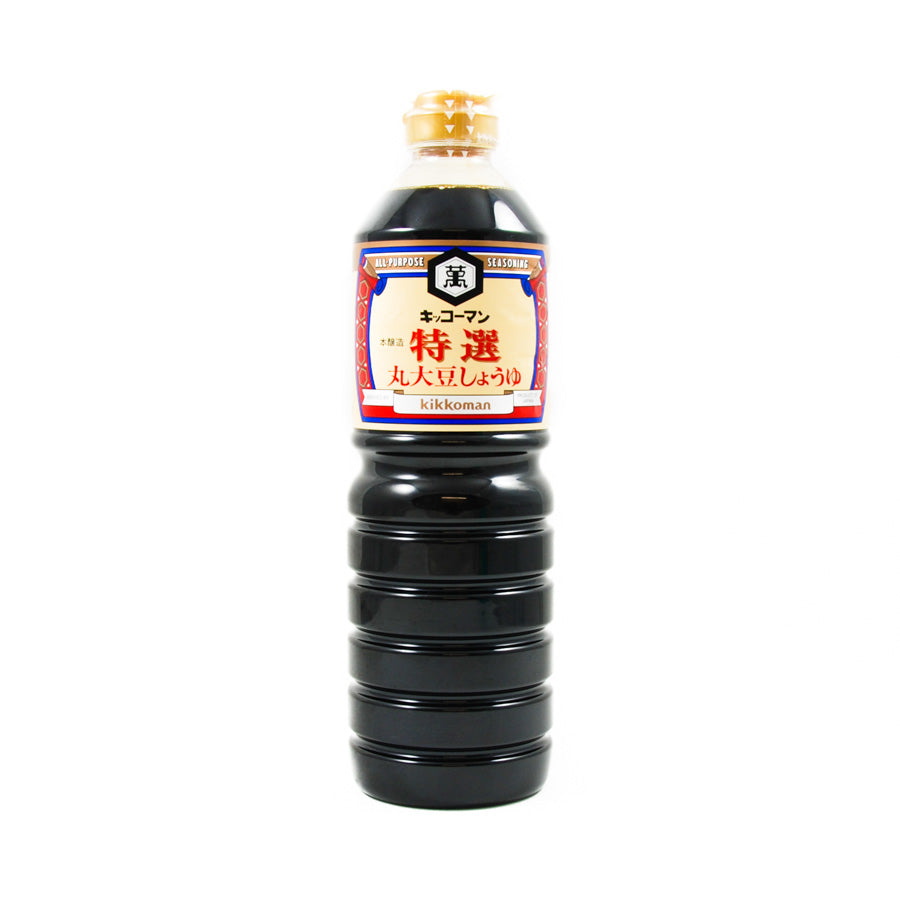 Kikkoman Traditionally Brewed Marudaizu Shoyu Soy Sauce 1l Ingredients Sauces & Condiments Asian Sauces & Condiments Japanese Food