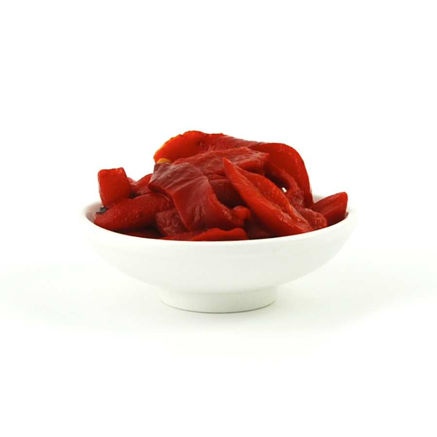 Navarrico Piquillo Pepper Strips 390g Ingredients Pickled & Preserved Vegetables Spanish Food Ingredients Shot