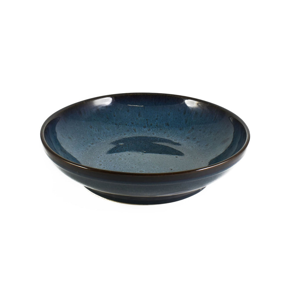 Blue Glaze Salad Bowl