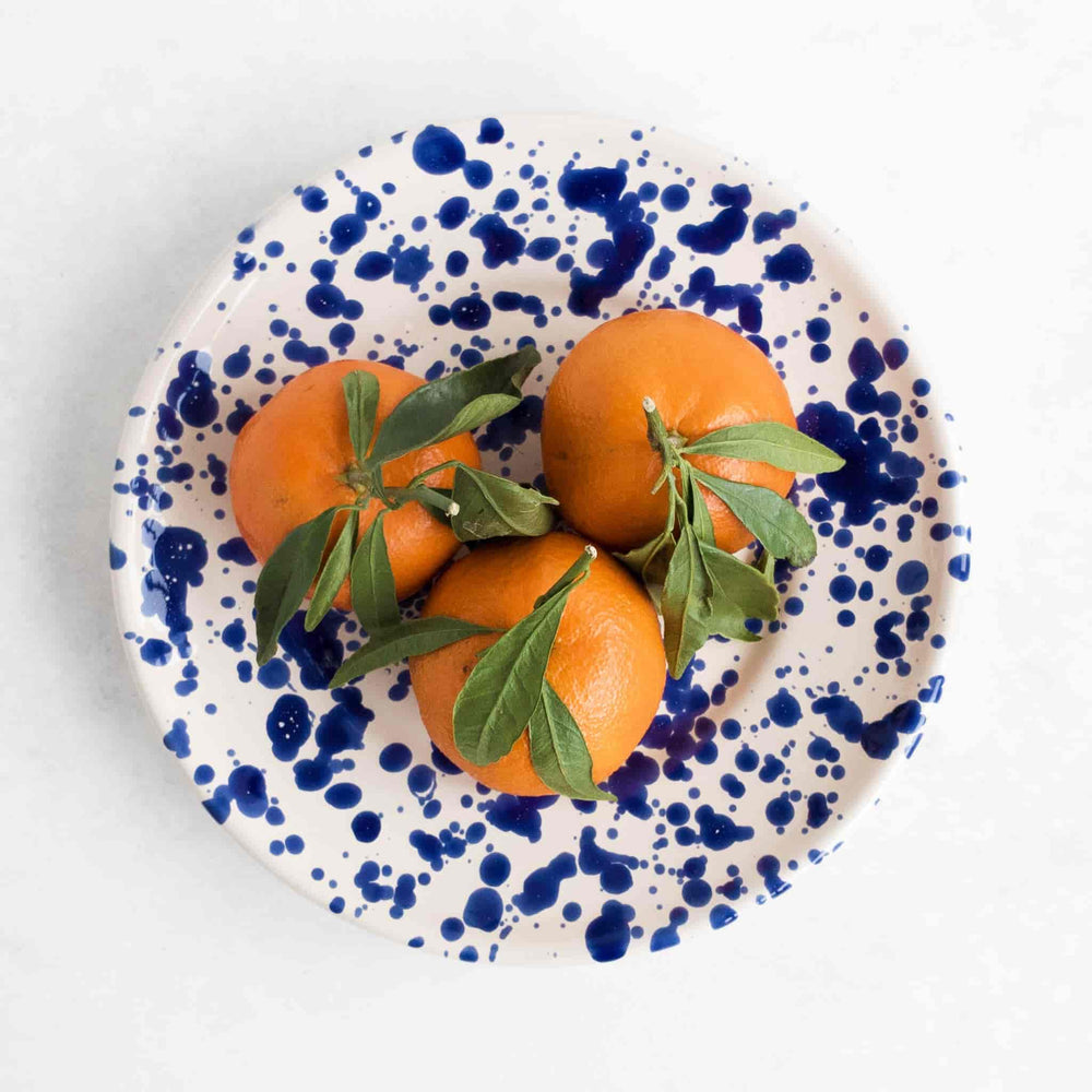 Puglia Blue Splatter Side Plate 19cm