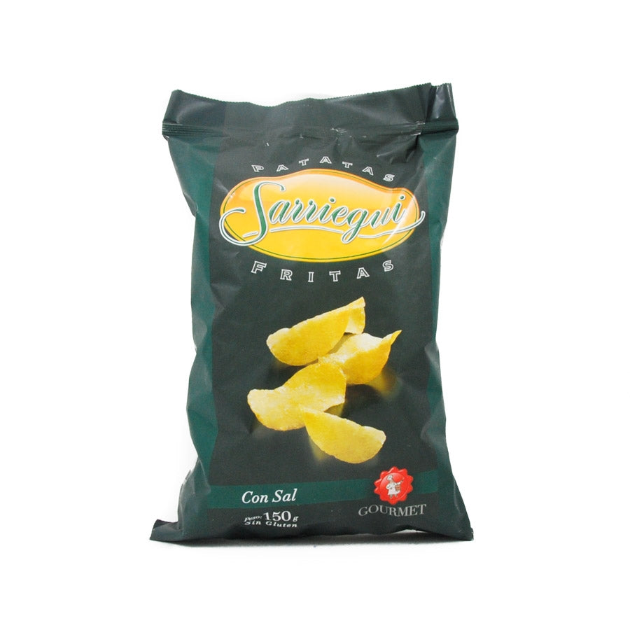 Sarriegui Patatas Fritas - Extra Virgin Olive Oil Crisps 150g Ingredients Savoury Snacks & Crackers Spanish Food