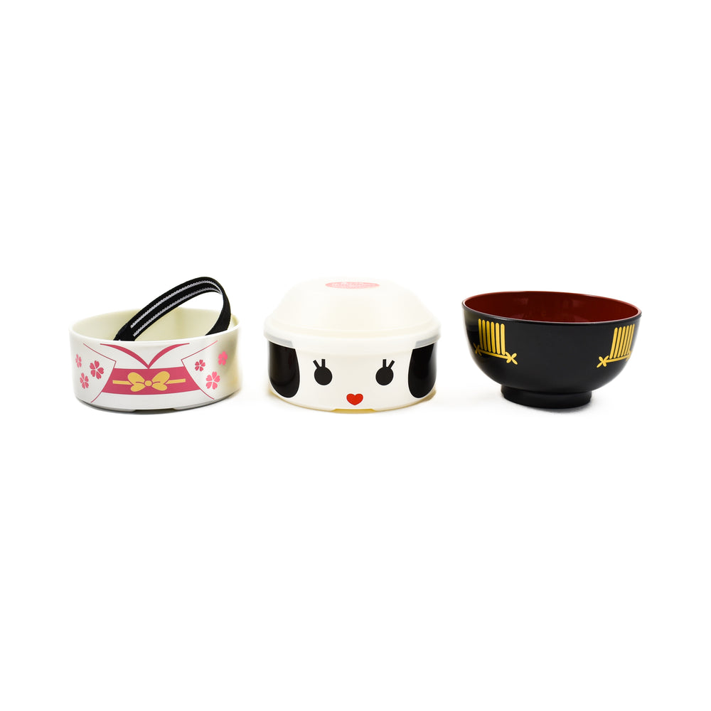 Hakoya Pink Geisha Bento Box - Large Cookware Japanese Food